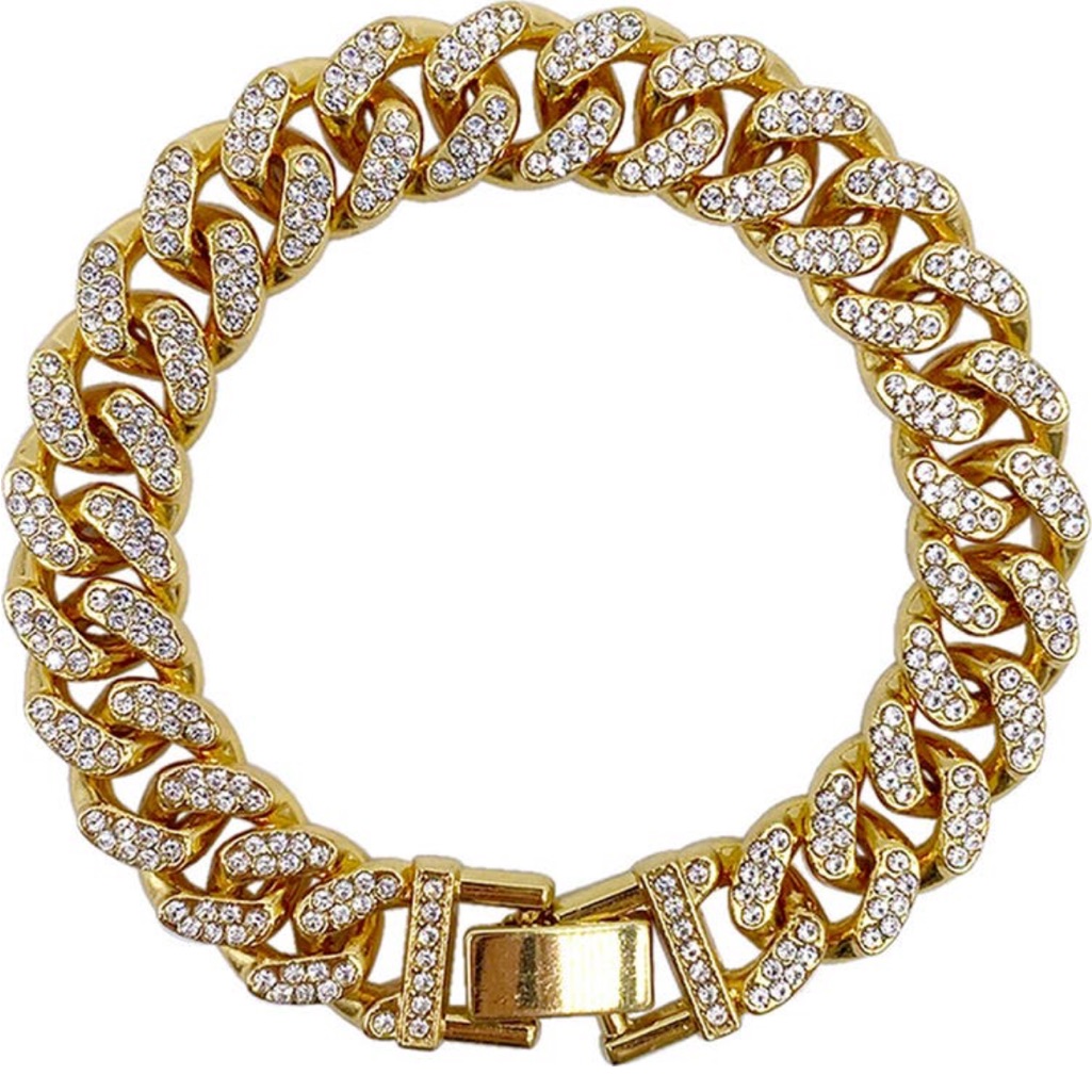Adorina Nwot White Rhodium Plated Pave Cz Curb Bracelet